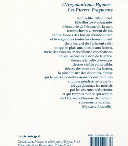 LES CHANTS ORPHIQUES
