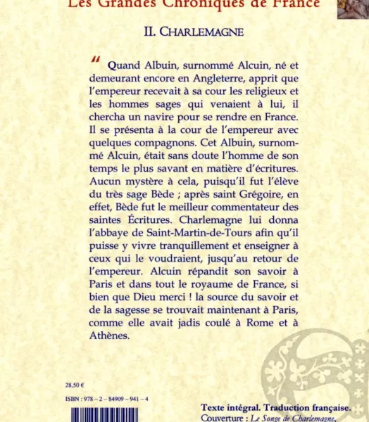 LES GRANDES CHRONIQUES DE FRANCE