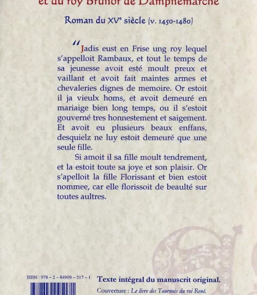 LE LIVRE DU ROY RAMBAUX.