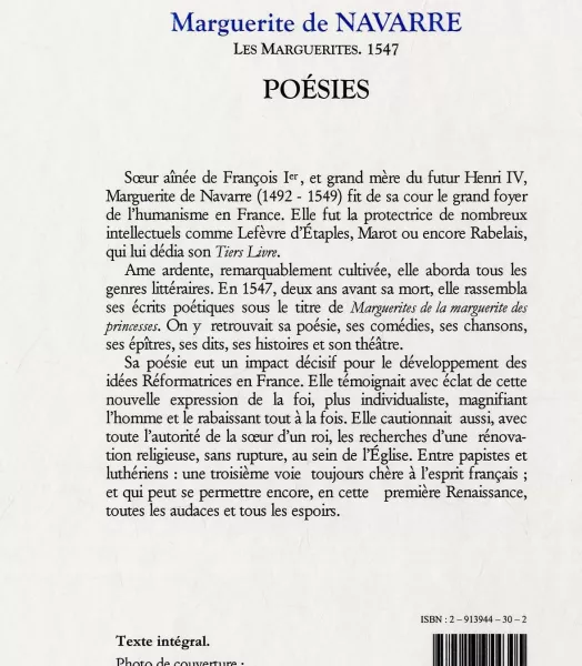 MARGUERITE DE NAVARRE