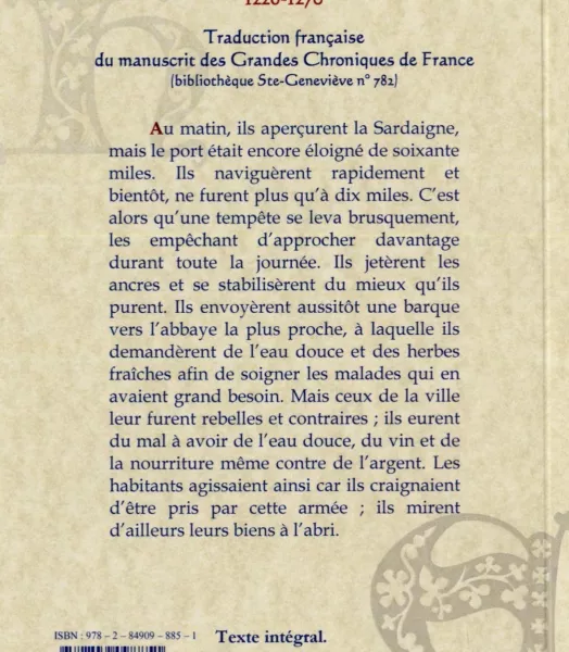 LA GRANDE CHRONIQUE DE SAINT LOUIS