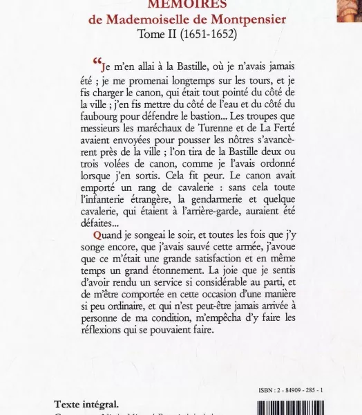 Mademoiselle de MONTPENSIER