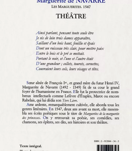 MARGUERITE DE NAVARRE