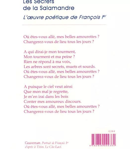 LES SECRETS DE LA SALAMANDRE